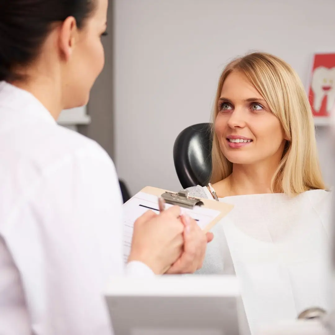 Our Dentist Checks for Suitability